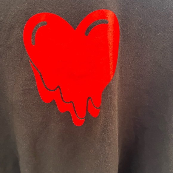 Emotionally Unavailable unisex heart logo hoodie - Picture 4 of 6
